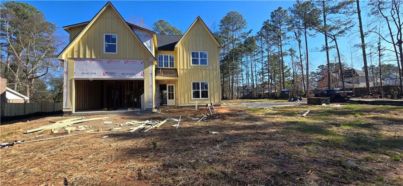 In-progress construction of a new home in , Marietta, GA (Image 25).