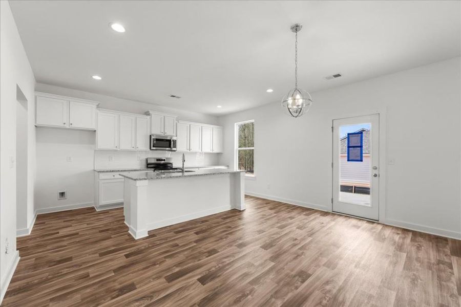 Spacious, unfurnished interior of a new home in , Statham (Image 37).