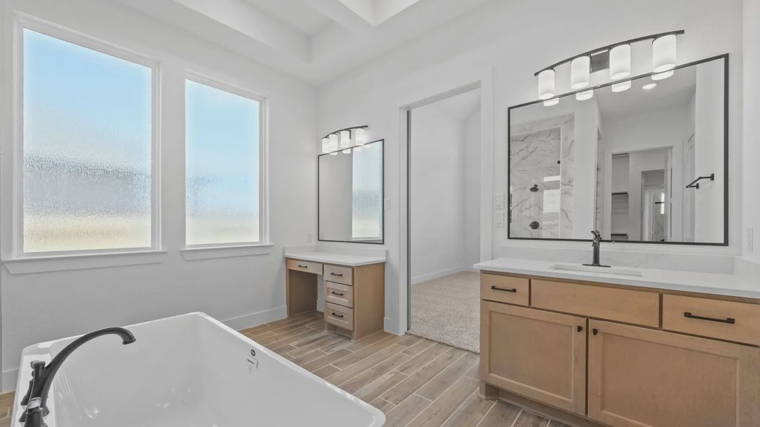 Representative furnished interior of a home built from the Rivers by Chesmar Homes in Sofi Lakes, Katy (Image 11).