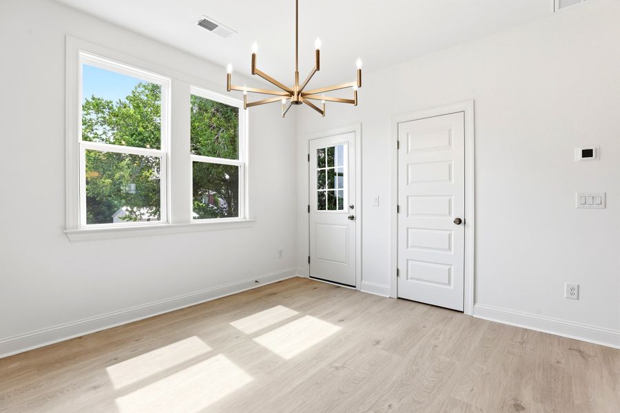 Representative unfurnished interior of a home built from the The Lofton by RobuckHomes in Downtown Wilmington Collective, Wilmington (Image 91).