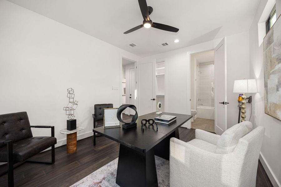 Furnished interior view inside a new home in , Houston (Image 6).