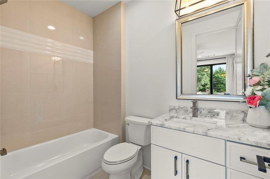 Furnished interior view inside a new home in , Atlanta (Image 28).