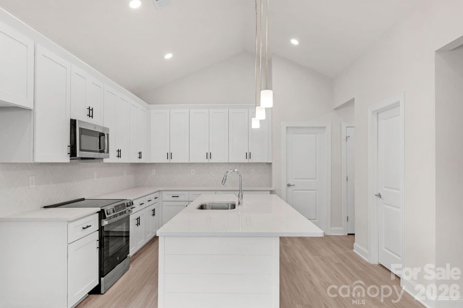 Furnished interior view inside a new home in , Monroe (Image 6).