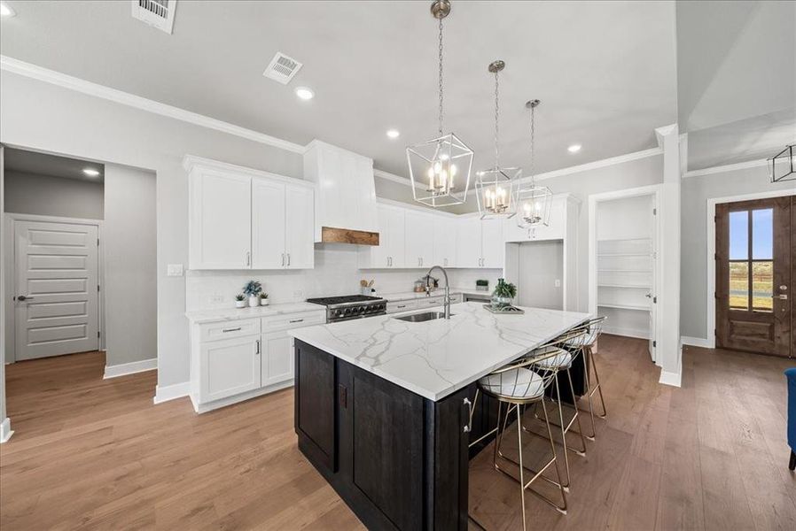 Furnished interior view inside a new home in , Godley (Image 9).