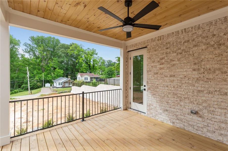 Exterior details and patio area of a home in , Buford (Image 33).