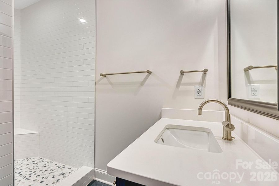 Close-up of interior finishes inside a home in The Courtyards at Lake Davidson, Mooresville (Image 19).