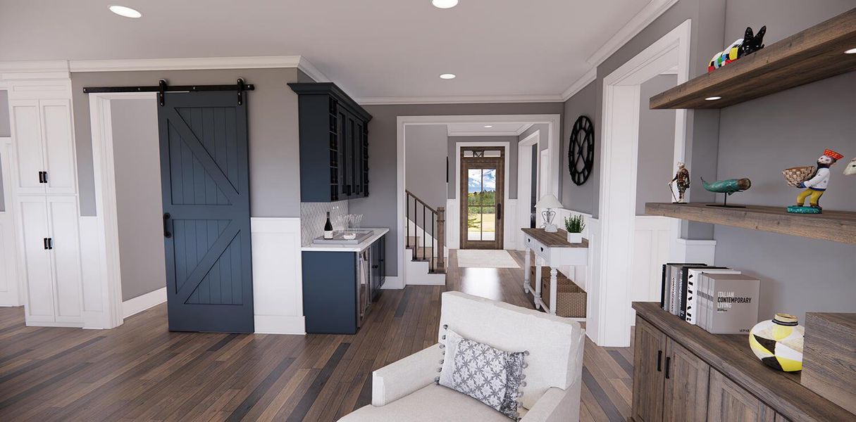 Furnished interior view inside a new home in , Lake Worth (Image 43).