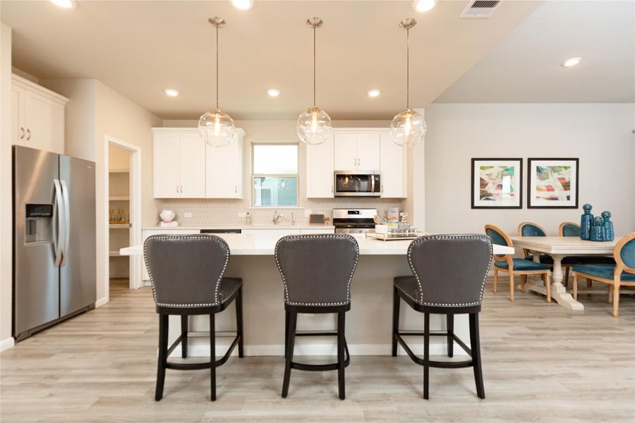 Furnished interior view inside a new home in Montgomery Ridge, Montgomery (Image 6).