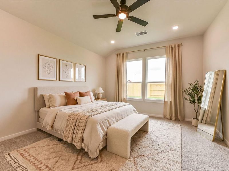 Furnished interior view inside a new home in Sundance Cove, Crosby (Image 10).