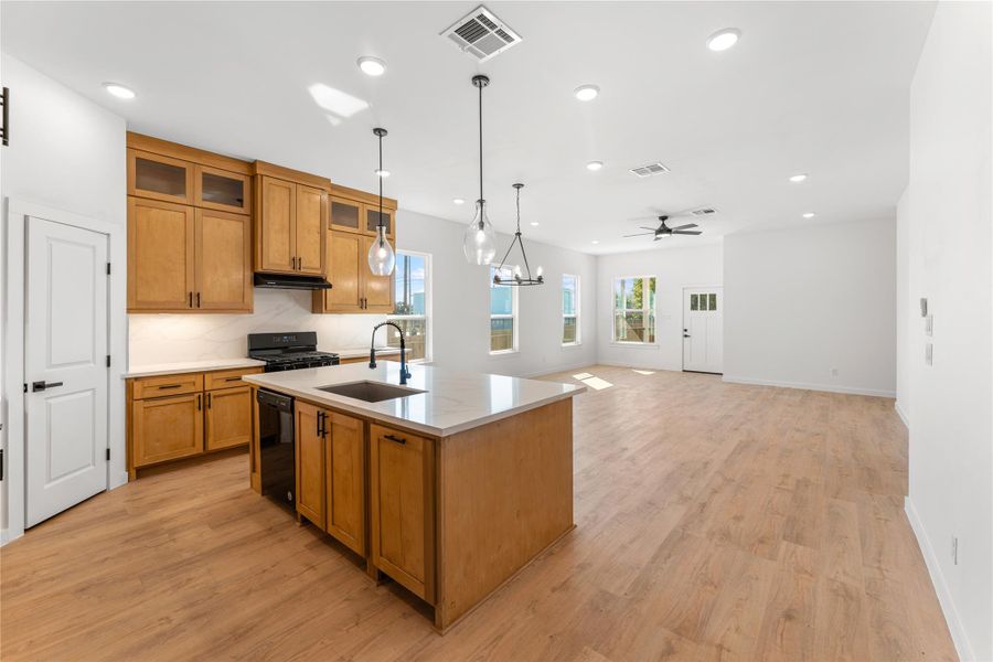 Furnished interior view inside a new home in , Houston (Image 8). Furnished interior view inside a new home in , Houston (Image 8).