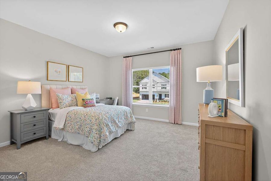 Furnished interior view inside a new home in Cobblestone Crossing Commons, Byron (Image 30). Furnished interior view inside a new home in Cobblestone Crossing Commons, Byron (Image 30).