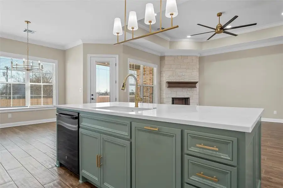 Furnished interior view inside a new home in , Robinson (Image 11).