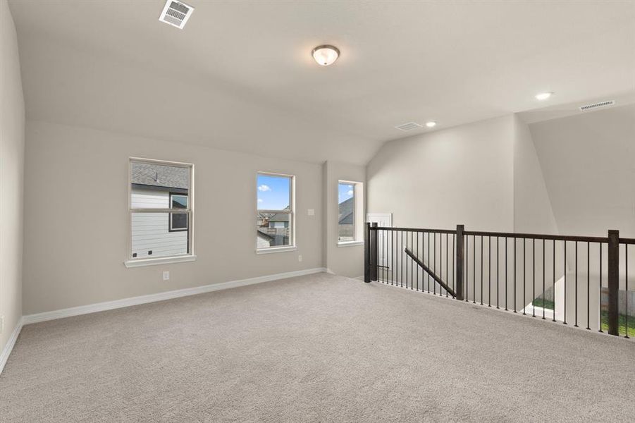 As you make your way upstairs this exceptional game room is a standout feature in this remarkable property, offering a space that combines luxury and fun for all ages.