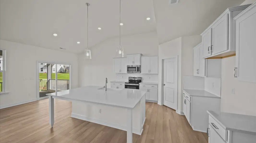 Furnished interior view inside a new home in Bellerose, Gibsonville (Image 5).