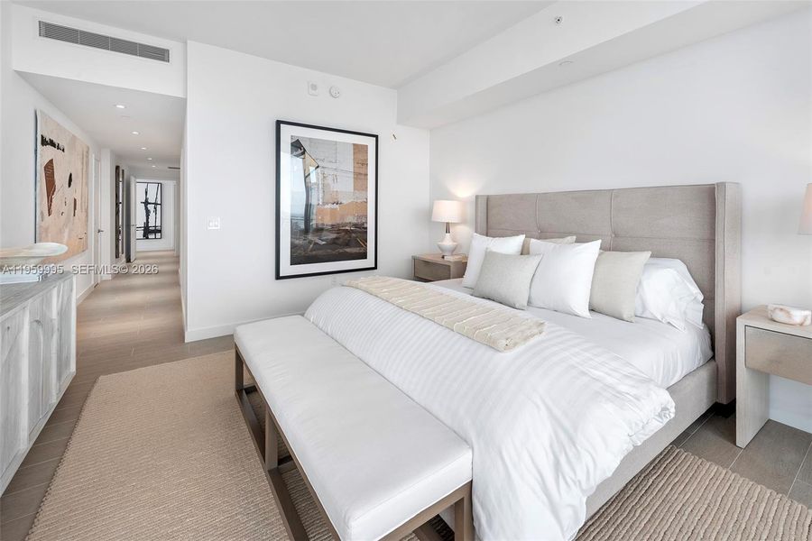 Furnished interior view inside a new home in , Miami Beach (Image 6).