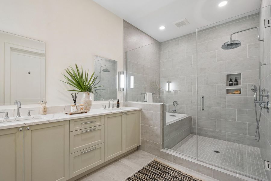 Furnished interior view inside a new home in , Charleston (Image 10).