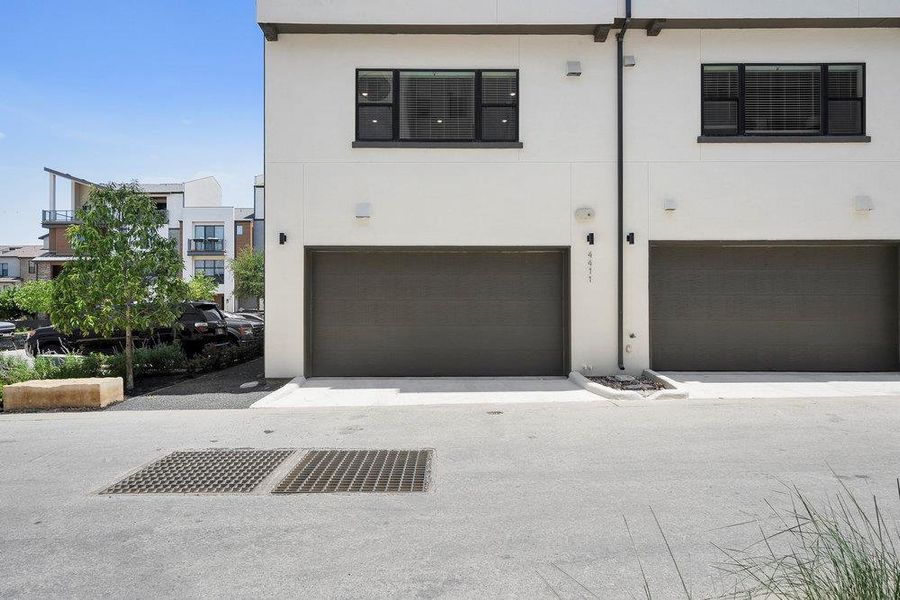 Exterior details and patio area of a home in The Grove, Austin (Image 20). Exterior details and patio area of a home in The Grove, Austin (Image 20).