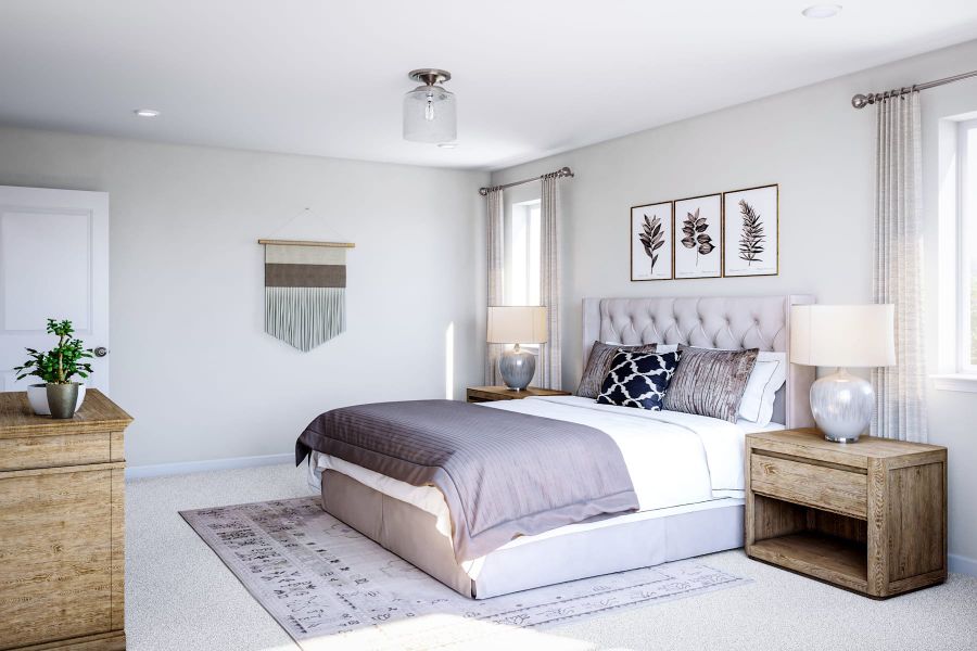 Representative furnished interior of a home built from the Maxwell by Tri Pointe Homes in Alton Creek, Mint Hill (Image 15).
