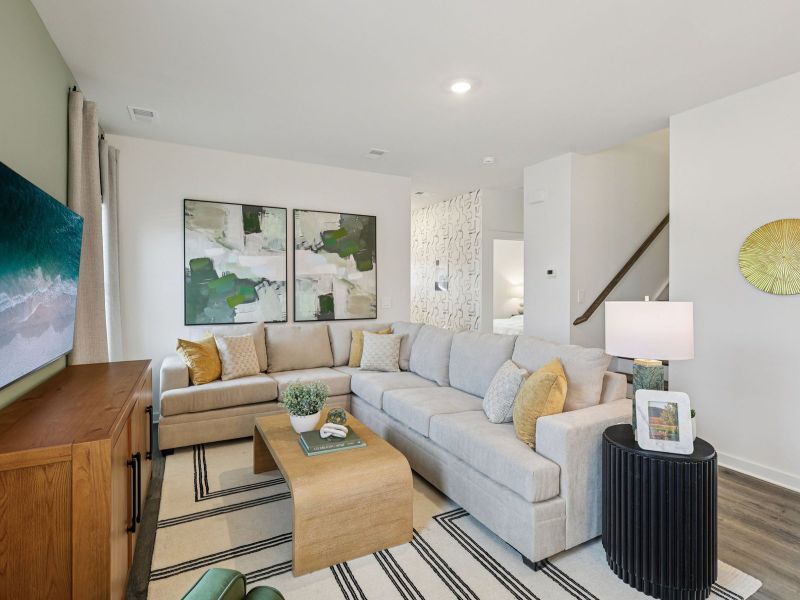 Furnished interior view inside a new home in Benders Cove - Premier Series, Mount Juliet (Image 4). Furnished interior view inside a new home in Benders Cove - Premier Series, Mount Juliet (Image 4).