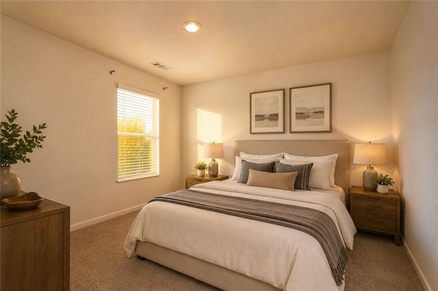 Furnished interior view inside a new home in Oakhurst Glen, Fairburn (Image 5). Furnished interior view inside a new home in Oakhurst Glen, Fairburn (Image 5).