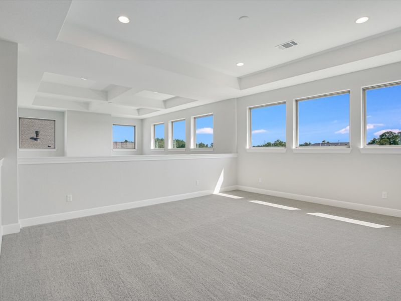 Representative unfurnished interior of a home built from the Topaz II by Giddens Homes in Riverstone, Georgetown (Image 83).