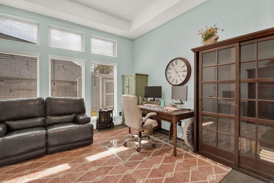 Office with French Doors