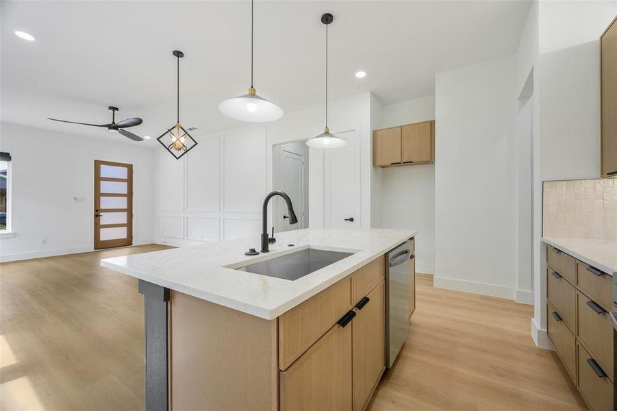 Furnished interior view inside a new home in , Dallas (Image 7).