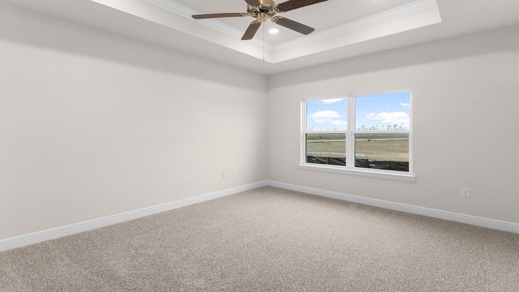Spacious, unfurnished interior of a new home in Hodges Bayou Plantation, Panama City (Image 30). Spacious, unfurnished interior of a new home in Hodges Bayou Plantation, Panama City (Image 30).