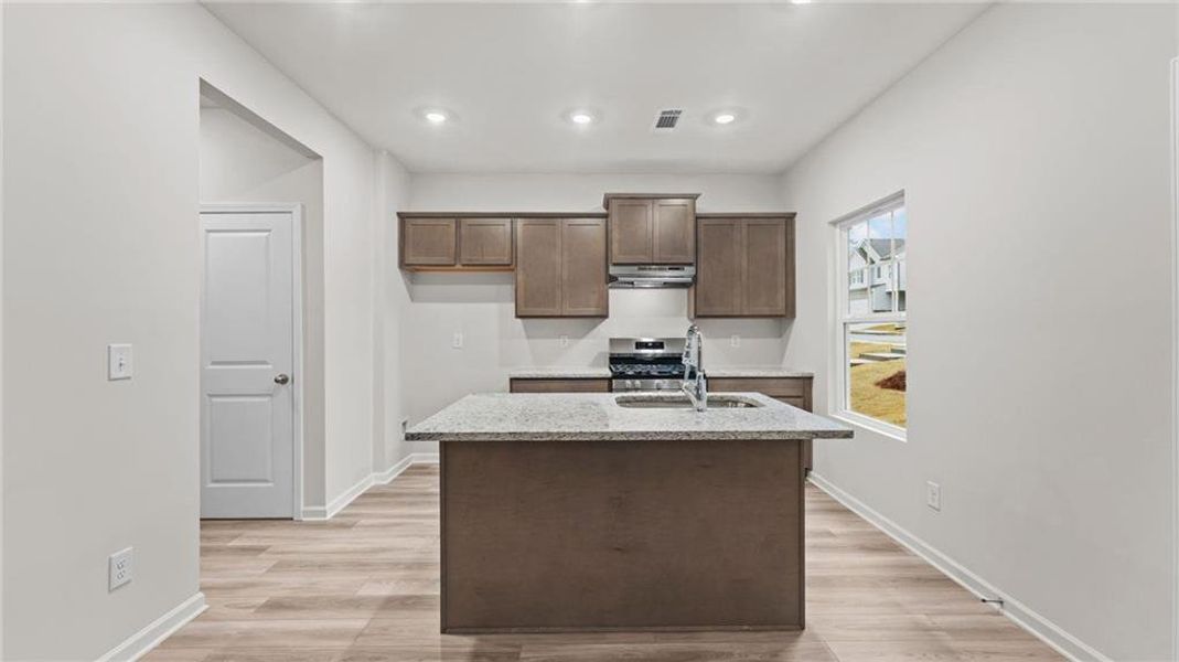 Furnished interior view inside a new home in Castleberry Pointe, Dawsonville (Image 3). Furnished interior view inside a new home in Castleberry Pointe, Dawsonville (Image 3).