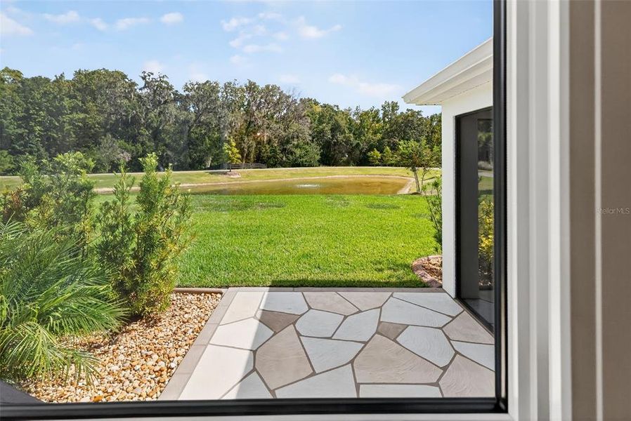 Exterior details and patio area of a home in , The Villages (Image 1).