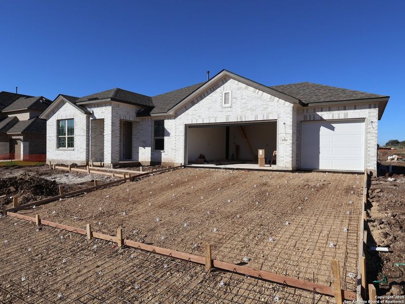 In-progress construction of a new home in Preserve at Annabelle Ranch, San Antonio, TX (Image 13).