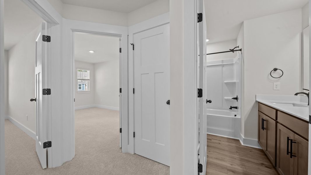 Furnished interior view inside a new home in Tyger Ridge, Moore (Image 13).