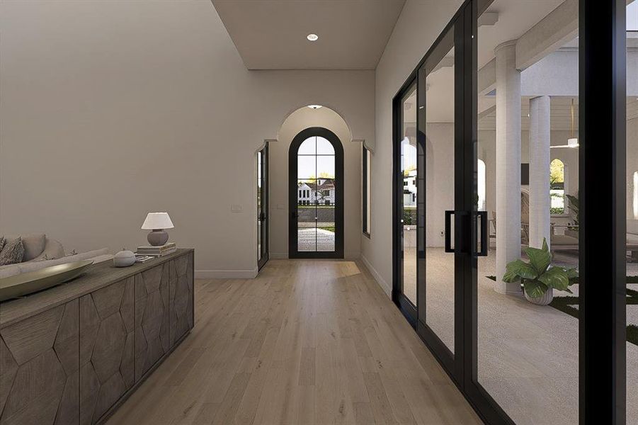 Furnished interior view inside a new home in , Heath (Image 31).