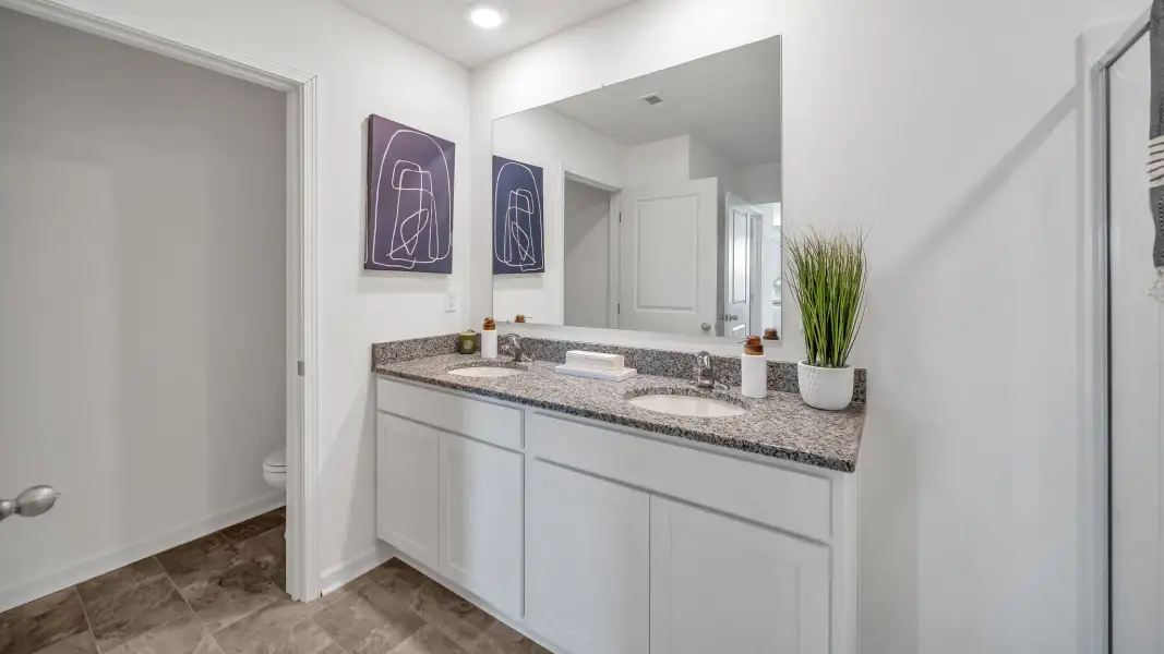 Furnished interior view inside a new home in Millstone Village, Morristown (Image 21).