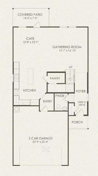 Pulte Homes, Camelia floor plan