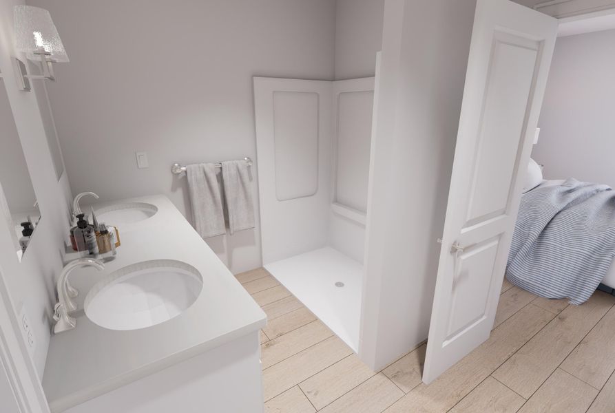 Furnished interior view inside a new home in , North Charleston (Image 37).