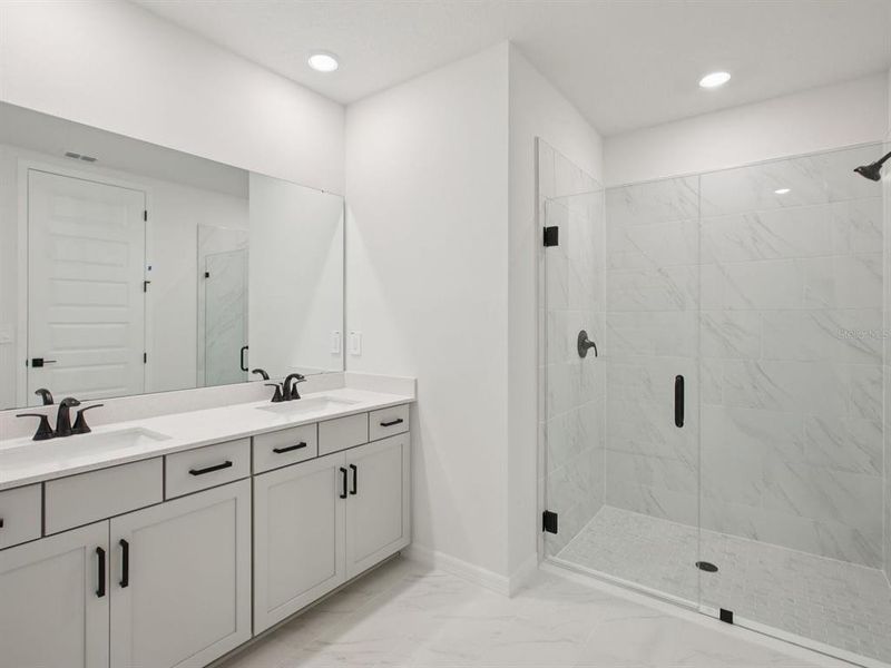 Furnished interior view inside a new home in Oakfield Trails - Signature Series, Parrish (Image 4).