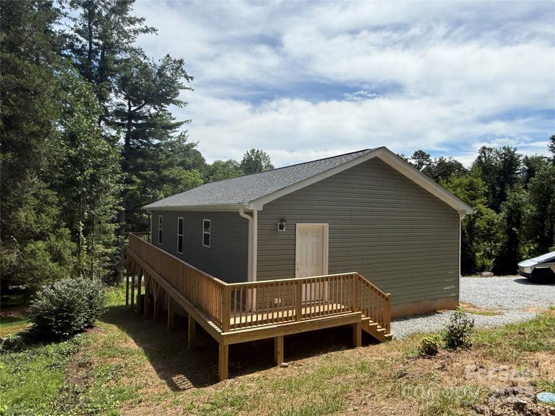 Front exterior of a new home in , Hendersonville, NC, highlighting curb appeal (Image 2).