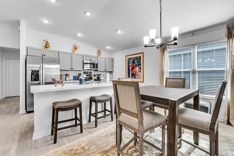 Furnished interior view inside a new home in , The Villages (Image 11).