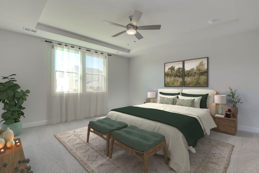 Furnished interior view inside a new home in Garners Mill, Columbia (Image 2). Furnished interior view inside a new home in Garners Mill, Columbia (Image 2).