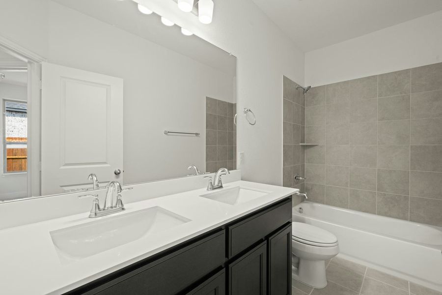 Furnished interior view inside a new home in Stone Eagle, Azle (Image 12).