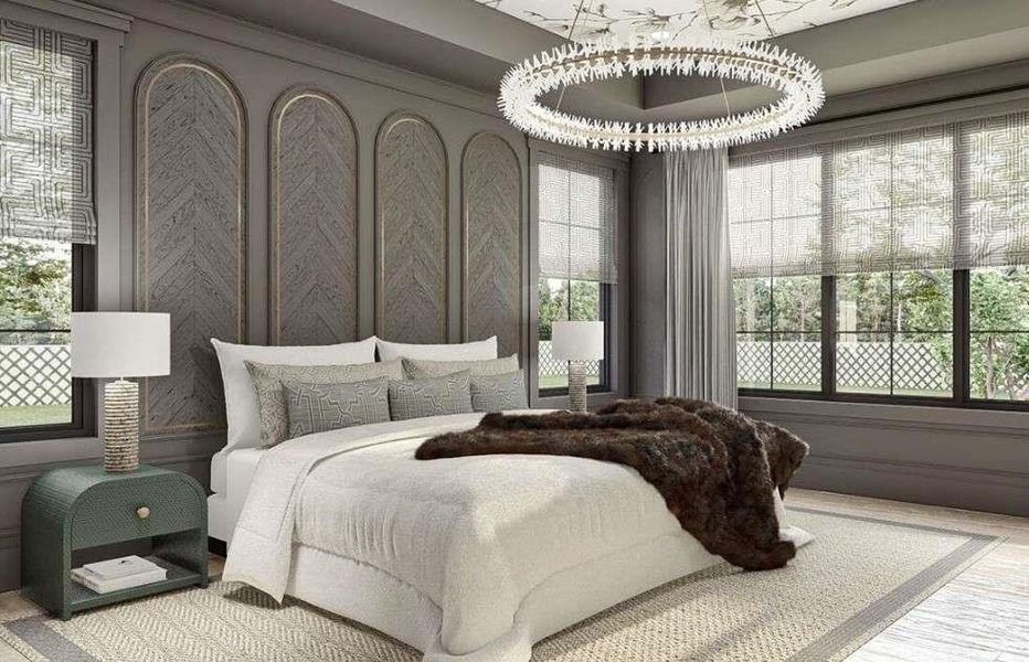 Furnished interior view inside a new home in , Fayetteville (Image 9).