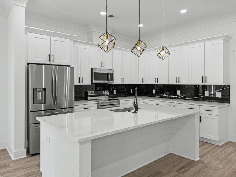 Furnished interior view inside a new home in , North Charleston (Image 12).