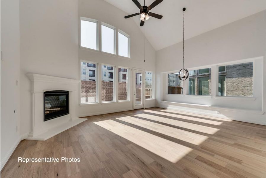 Representative unfurnished interior of a home built from the Grand Tour by Grand Homes in Providence Cove, McKinney (Image 13).