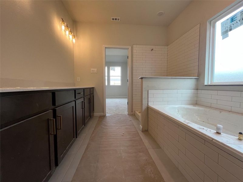 Furnished interior view inside a new home in The Homestead at Lariat, Liberty Hill (Image 8).