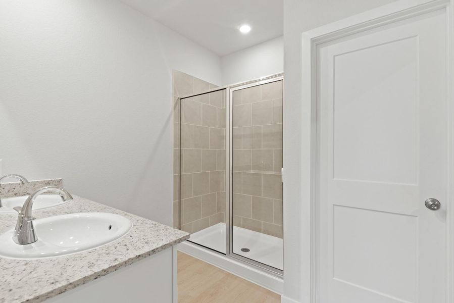 Furnished interior view inside a new home in Barrett Crossing, Crosby (Image 7).