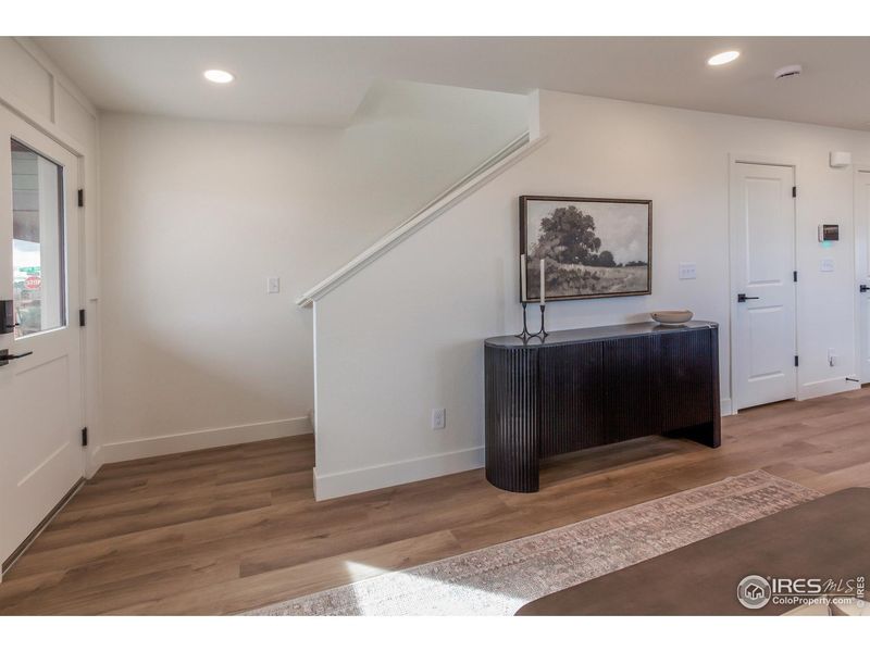 Furnished interior view inside a new home in Prairie Song Story Collection - Single Family Homes, Windsor (Image 27).