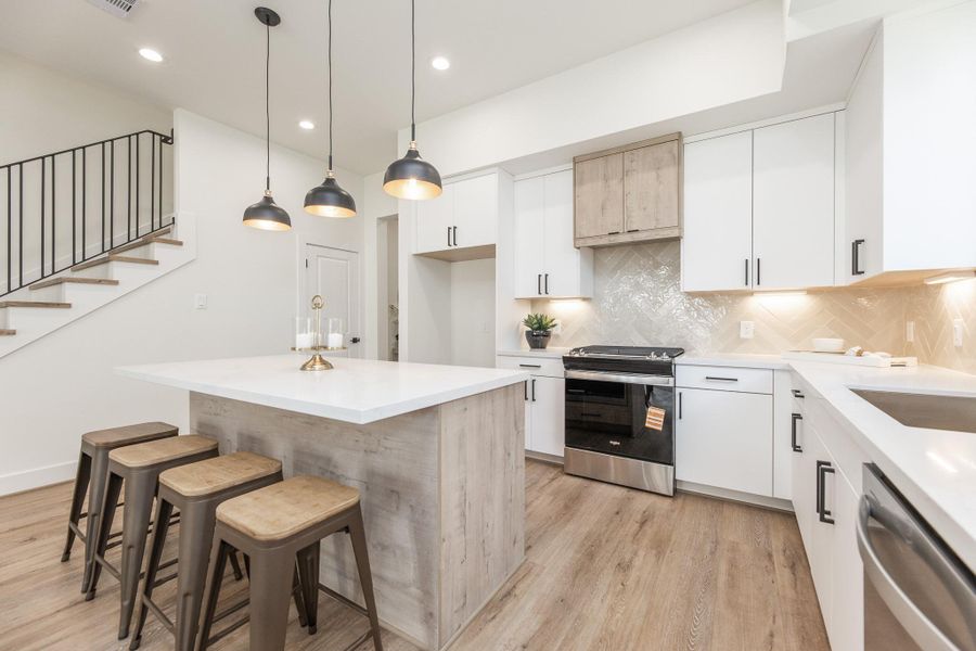 Furnished interior view inside a new home in , Houston (Image 18).