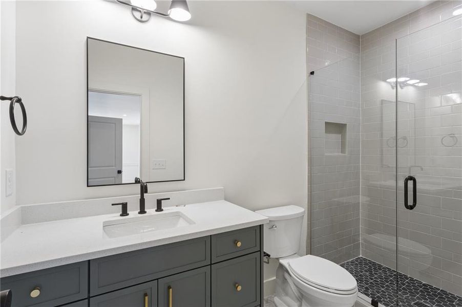 Furnished interior view inside a new home in , Atlanta (Image 12).