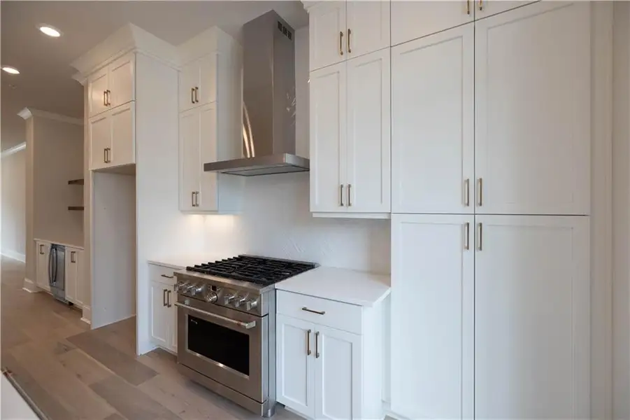Furnished interior view inside a new home in Townes 333, Peachtree Corners (Image 11).